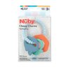 Nuby Chewy Charms Teething Ring, Soft Baby Teething Toy - 3+ Months - Dino
