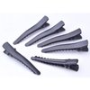 100pcs 45mm Black Alligator Hair Clips Metal Duckbill Hairpins Professional Non-slip Single Prong Curl Clips Teeth Bows Hairclips Hairdressing Salon Styling Hair Grip DIY Accessories for Women Girls