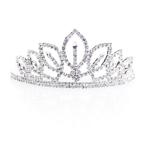 Anderson's Toni Tiara, Rhinestone Wedding, Prom, Pageant Tiara, Queen Or Princess Tiara For Prom, Homecoming, Pageant, Wedding, School Dance, Award, Costume, Party, Event