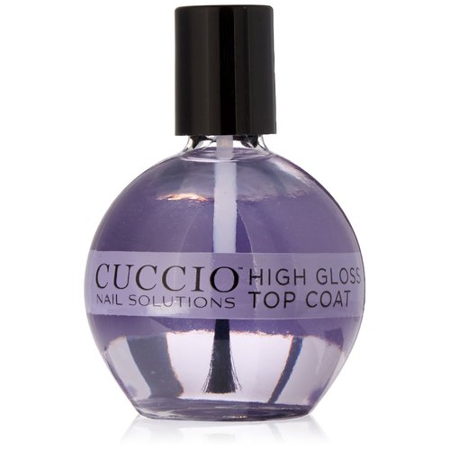 Cuccio Colour High Gloss Nail Top Coat - Developed With UV Absorbers To Help Protect The Nail Col...