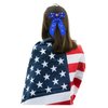 4th of July Hair Accessories - American Flag Star USA Patriotic Bow Clips, Blue Hair Bows for Women, Party Favors and Gifts