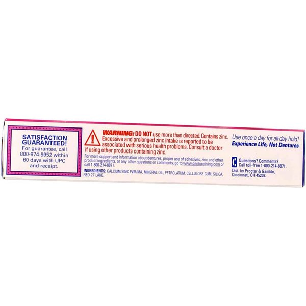 Fixodent Denture Adhesive Cream Original 2.40 oz (Pack of 5)