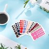 YECIRALA 20 Sheets 440 Pcs Solid Toe Nail Polish Stickers Self Adhesive Toe Nail Stickers Full Nail Wraps Toe Nail Polish Strips Toenails Stickers Decals For Women Girls Gel Nail Strips Stick On Nails