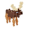 PLUS PLUS 3D Animal Figurine Building Block Set, 70 Mini Interlocking Puzzle Pieces, Fun STEM Toys for Kids - Moose Mini Maker Tube