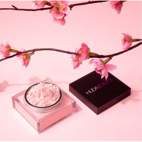HUDA BEAUTY Easy Bake Loose Baking & Setting Powder Full Size - CHERRY BLOSSOM (Sheer Soft Pink)