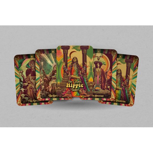 The Cosmic Hippie Tarot - 78 Cards - Tarot - Tarot Deck - Fortune Telling - Divination Tools