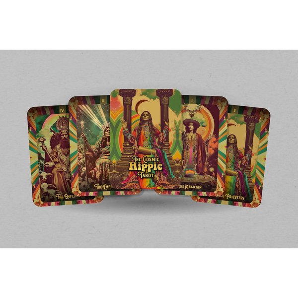 The Cosmic Hippie Tarot - 78 Cards - Tarot - Tarot Deck - Fortune Telling - Divination Tools