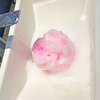 Bath Sponge Shower Loofahs Balls 75g/PCS for Body Wash Bathroom Men Women- Set of 4 Flower Color