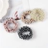 Xiwstar 9Pcs Women Girls Fashion Beaded Bracelet Hair Ties Hair Bands Ropes Scrunchie Ponytail Holder
