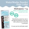 Water Works Powder Hair Color, Permanent, 3 packs (Mahogany)