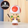 THE SUPER MARIO BROS. MOVIE - 5 Inch Action Figures Series 1 – Toad Figure with Frying Pan Accessory