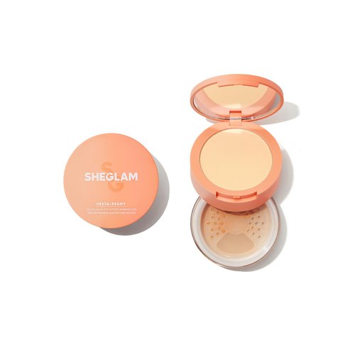 SHEGLAM Insta-Ready Face Powder Loose Under Eye Setting Powder - Smooth Sand