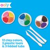 OOLY Creatibles, 12 Colors Air Dry Clay Kit for Kids Craft, Modeling Clay with 3 Shaping Tools, Craft Supplies & Materials, Airdry Clay DIY Art Set for Kids Ages 6 and Up