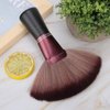 Broken Hair Brush, Fan Shape Soft Hairdressing Brush Hair Cutting Broken Hair Sweep Brush Neck Sweep Tool Salon Accessory for Professional Hair Salon and Barber Shop Use
