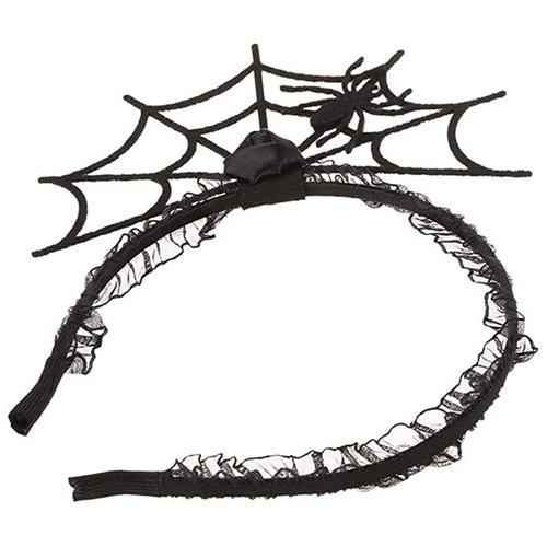 Halloween Headbands Halloween Spider Hair Hoop Hair Band Spider Web Halloween Party Headpiece Costume Dress up Hair Accessories for Girls Women Halloween Party Cosplay Decoration Prop