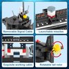 Finger Rock Nuclear Submarine Building Set, WW2 Historical Military Series Submarine Model Set, Collection Birthday Gifts Toy for Boys and Kids 8+ (519 Pieces)