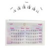 Lash Clusters for Bottom Lashes, DIY Bottom Lash Extensions, TEESTOU Lower Individual Lashes Natural look 7mm Under False Lashes for Bottom Eyelashes with Clear Band(Bottom Lash Extesnion-X03-7mm)