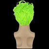incohair Men Wigs Short Green Wig Heat Resistant Synthetic Cosplay Halloween Character Costume Wig