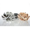 Generic Rose gold or silver metal heart hair claw clip jaw clip (Primary color: Silver), 1 Count (Pack of 1)