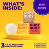 Nudy Rudy Natural Bar Soap | 3 Pack Assorted Organic Shea Butter Soap Bars | Moisturizing Body Soap Bars for Men & Women | No Harsh Ingredients | MVP Bundle | Bulk Soap | 4.2 oz