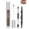 Waterproof Tinted Brow Gel- Brown Tinted Thickening Eyebrow Gel, Brow Fast Sculpt Volumizing Eyebrow Glue, Long-Lasting Transfer-Proof Eyebrow Mascara Makeup, with Brow Razor & Brush (0.106 Oz)-02#