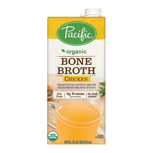 Pacific Foods, Organic Bone Broth - Chicken (Pack of 6)