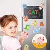JoyCat Wooden Kids Magnets – 26 Cute Animals, Alphabet Uppercase Letters, and 0-9 Numbers, Fridge Magnets for Toddlers 1-3, Fun Educational Spelling Learning Gift for Toddlers & Kids