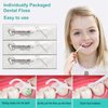 Dental Flossers Individually Wrapped, Floss Single Bag, Travel Dental Floss, Unflavored Floss Picks, Dental Flossers, Floss Sticks, Tooth Floss, Dental Picks Disposable 150 Count