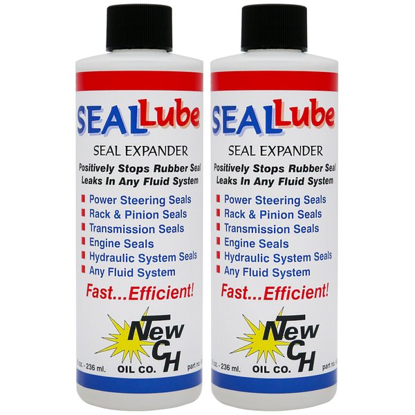 SealLube - Stops Leaks: Gasoline Engines, Diesel Engines, Automatic Transmissions, Manual Transmissions, Power Steering, Rack and Pinion, Differentials and Hydraulic Systems - Pack of 2/8 oz.