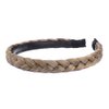 aHairBeauty Plaited Braided Headband Hair Band Synthetic Braid Hairpieces Wig Accessories for Women Girl Wide 0.7 Inch (Caramel Blonde)