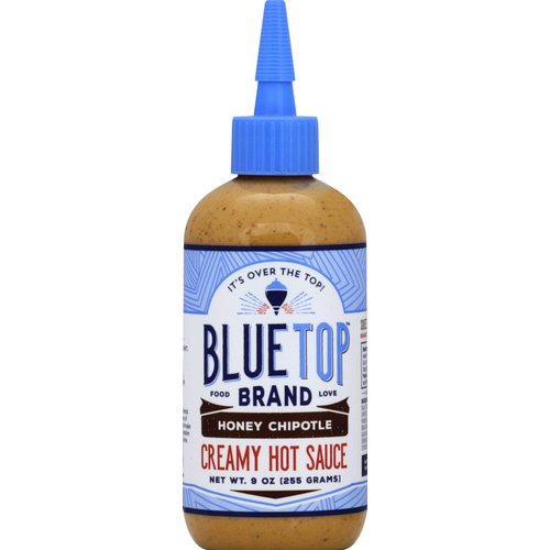 Blue Top Brand Honey Chipotle Creamy Hot Sauce, 9 Ounce Bottle (Pack of 1)