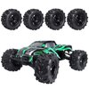 (4-Pack) HobbyPark RC Truck 2.8" Tires & Wheels Rims with Foam Inserts 12mm Hex Hub for 1/10 Electric/Nitro Power Off Road Monster