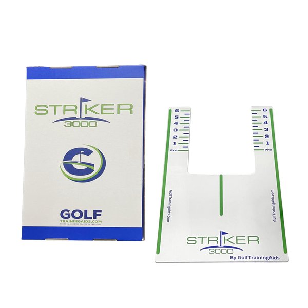 The Striker 3000 Golf Training Aid - Improve Ball Striking - Helps Player Monitor Ball Position, Swing Path, and Angle of Attack