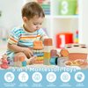 BYFWH 5 in 1 Montessori Baby Toys for 6-48 Months,Shape Sorters Stacking Cups,Rings Toy Links,Soft Stacking Rings,Blocks Set,Soft Animals Toys Shape Sorters for Toddlers 1-3