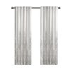 Madison Park White Curtains For Living room , Transitional-Rod Pocket Curtains For Bedroom , Andora Embroidered Back Tab Fabric Window Curtains , 50" x 95", 1-Panel Pack