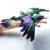 3D Printed Model with Wing Bird,Flexible archaeopteryx Statue,Movable Joints,Home Office Decor,Interesting Toys for Autism/ADHD,Festival Gifts toco,Fidget Toys, Executive Desk Animals Toy, Purple