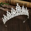 Crown Tiaras for Women,Tiara for Women,Crown and Tiara for Womens Princess,Queen Tiara Rhinestone Headband Hair Accessories Gems Princess,Decoration for Wedding Prom Halloween Christmas Presents