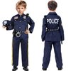 Joycover Police Costume for Kids, Police Costume with Toy Accessories, Cop Costume Outfit Set, Halloween Costumes for Boys/Girls,Toddler Halloween Costume Role Play kit