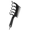 POPETPOP Hair Slit Comb Z shape Wide Tooth Comb Long Hair Style Comb Portable Instant Styling Comb for Valentines Day Christmas Girl Home Barber Accessories