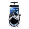 Camco Dual Flush Pro Camper/RV Holding Tank Rinser | Features 3-Inch Gate Valve & Reverse Flush Valve | Empties & Flushes RV Black Water Tanks and RV Sewer Hose (39062)