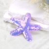 Kistreao 4Pcs Starfish Hair Clips Glitter Sea Star Hair Pins Sequins Hair Barrettes Mermaid Hair Accessories for Women Girls Birthday Wedding Celebration Party Supplies(Light Purple)