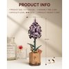ROBOTIME 3D Puzzle Wooden Flower Lilac DIY Model Kit to Build for Adults Artifical Bouquet Collection Craft Brain Teaser Puzzle Creative Gift Home Decor