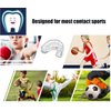 Youth Mouth Guard Football Sport Mouthguard for Braces, Premium Quality No Boiling Required，Suitable for Basketball, Wrestling, Taekwondo, Jujitsu and Karate (Colorless)