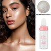 URQT 4 Color Polvo De Hadas Fairy Dust Highlight Patting Powder - Full Body Contouring and Clavicle Pearlescent Patting Powder for Face and Eye, Christmas Sparkling Body Glitter Powder (4 Pack)