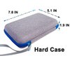 Hard Carrying Case for GiiKER Super Slide Brain Games, Protective Storage Holder for GiiKER Brain Teaser Puzzles Interactive Handheld Game Console Accessories (Blue Case Only)