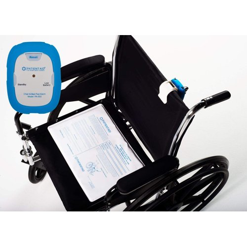Caregiver Alarm & Fall Prevention System with Chair Pad :: Includes Patient Monitor with Rubber Casing, 9V Battery, 3 Mounting Options, Screws & Full Instructions, 1 Yr. Warranty by Patient Aid