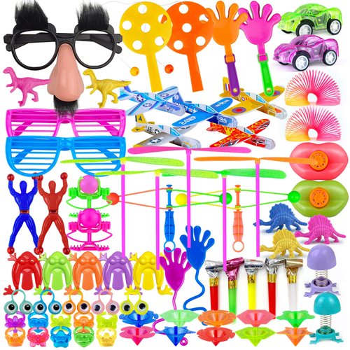 HAVAGDTM 73 PCS Party Favors Goodie Bag Filler Bulk Treasure Box for Classroom Rewards Birthday Party Supplies