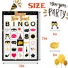 Funnlot New Year Games New Year Bingo Game Holiday Bingo 24 Players New Year Games for Party New Year Bingo Game Cards for School Party Supplies for Family Classroom Activities New Year Party Favors