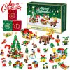 Gytera Christmas Advent Calendar 2024 Building Blocks for Kids & Adults- 24 Pack Assembly Blocks 24 Days Countdown Advent Calendar with Christmas Tree, Reindeer Sleigh & Train, Christmas Gifts for Kids