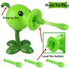 JHESAO 7 PCS Plants and Zombies Toys Action Figures Zombies PVZ Toys Set 1 2 Series Great Gifts for Kids and Fans,Birthday and Christmas Party